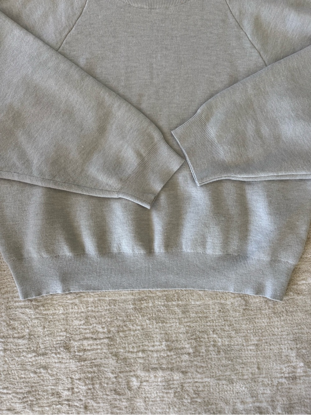VICI Heather Gray Oversized Crewneck Sweater Size L - Picture 10 of 12